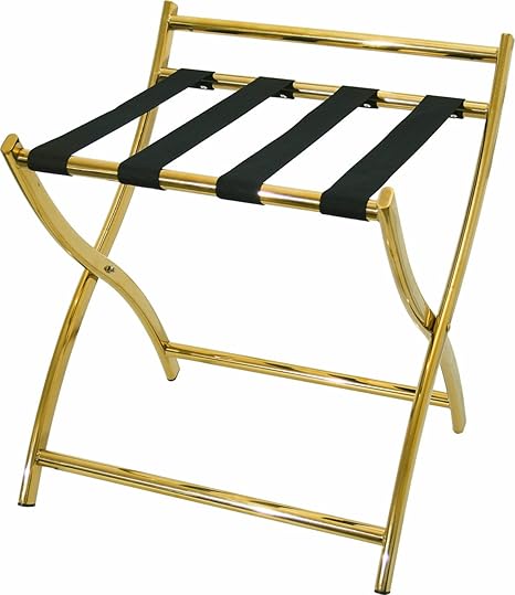 WAS 1632001 Kofferständer mit Wandschoner, schwarz: Amazon.de: Küche