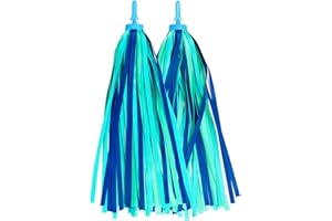 TIKBRO Kid's Bike Streamers Scooter Ribbons for Girls Boys Bicycle Handle Bar Tassels Fits Balance Bikes, Scooter,Tricycles