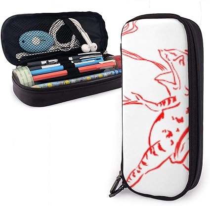 Amazon 筆箱 鳥獣戯画 カエル ウサギ 蛙 筆入れ ペンケース かわいい おしゃれ 大容量 ふでばこ Pencil Case 男の子 女の子 中学生 女子 韓国 化粧ポーチ 高校生 筆箱 文房具 文具 Puレザー ペンケース 文房具 オフィス用品