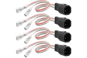 RED WOLF Car Door Speaker Wiring Harness Fit for Ford F150 2011-2014, Mercury Grand Marquis 1998-2009, Mazda 6 2003-2011 Install Aftermarket Audio Speaker Wire Cable Plug