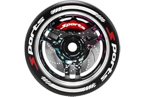 GOUP RC GOUPRC Upgrade Metal RC Hand Wheel Remote Control Steering Wheel with Brake Disc Brake Caliper for SANWA MT4/MT5/M12/M17 Flysky NB4Series WFLY X9Series RC Remote Control with Replacement Adapter