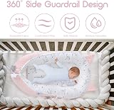 YGJT Baby Nest Pod 0-12 Months Lounger Portable Bassinet 100% Cotton Cover view 3