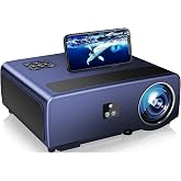 JIFAR Projector 4K with 5G WiFi &amp; Bluetooth,2000ANSI Outdoor Projector with 450" Display,Movie Projector Support 4K,Dolby Audio,Zoom,Keystone,20W Speaker,4K Home Projector for TV Stick,iOS,Android,PS5