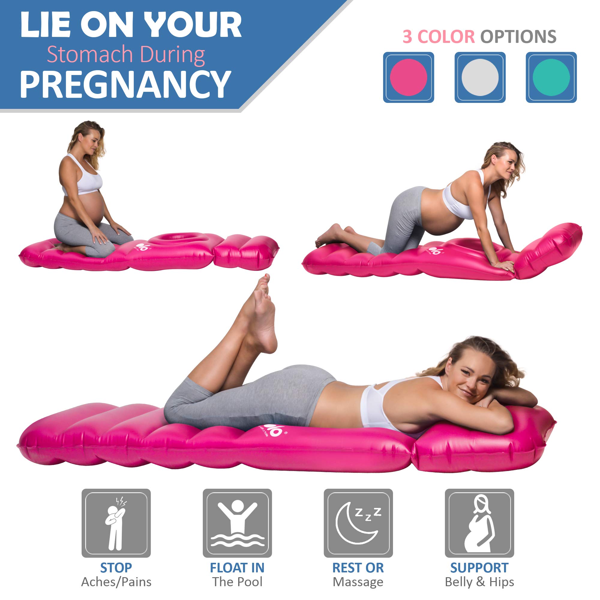 Holo The Original Inflatable Maternity Pillow Raft With A Hole