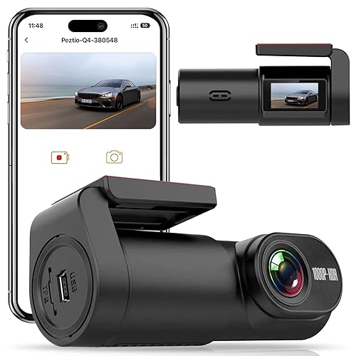 pperfcoo Front Dashcam 1080P Dash Cam Car Camera for Surveillance