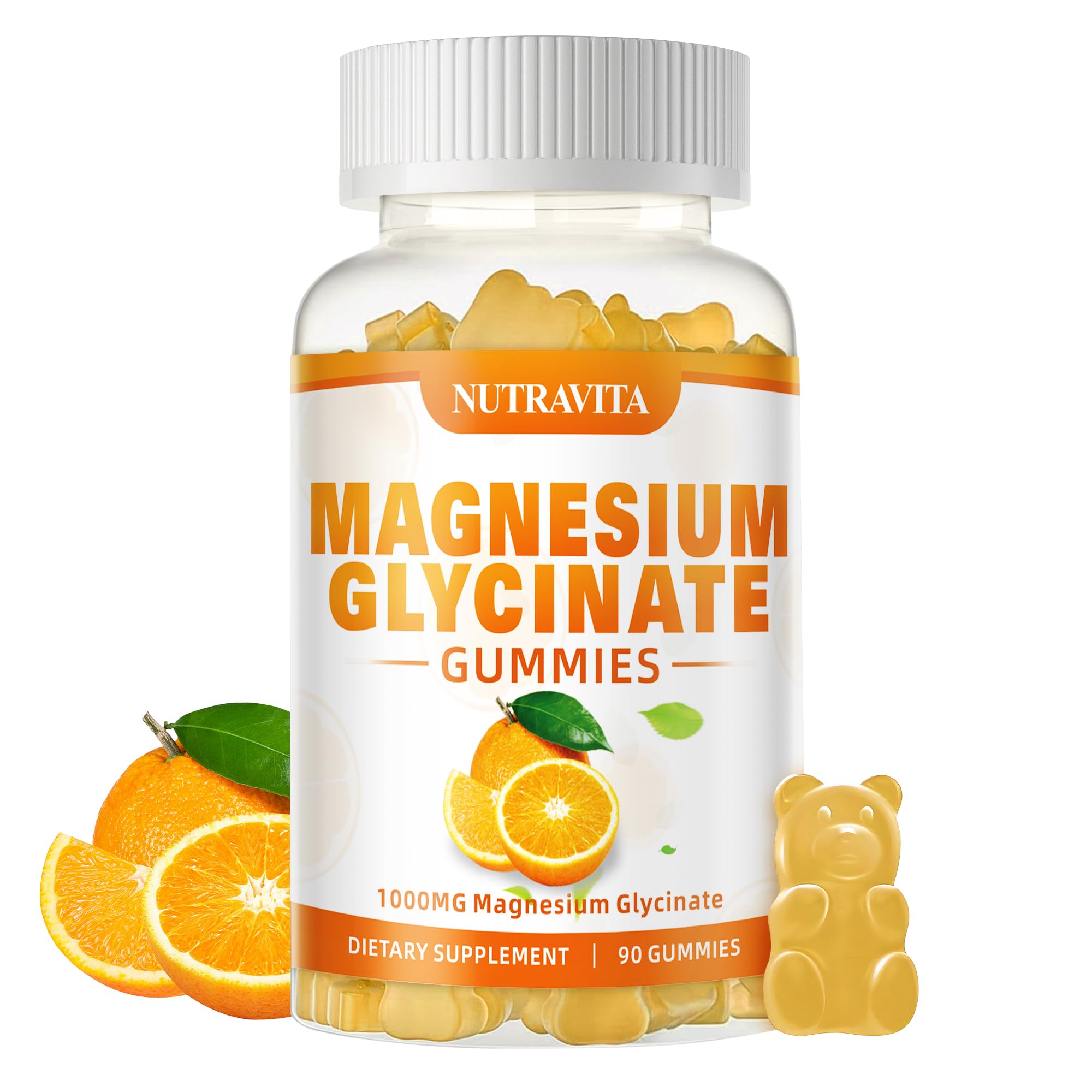 Magnesium Glycinate Gummies (Orange)