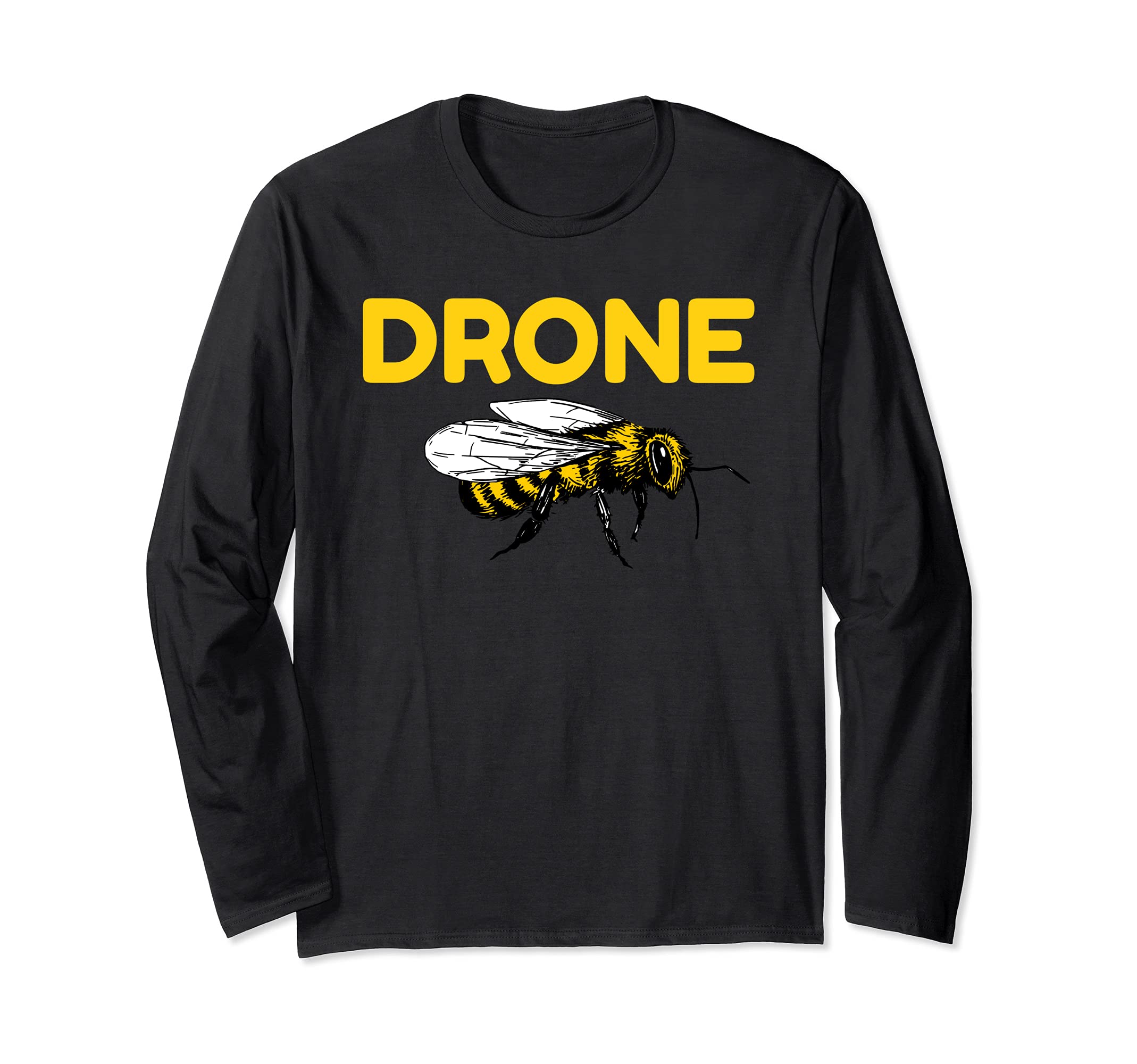 Drone Bees Pilot Quadcopter RC Beekeeping Honey Long Sleeve T-Shirt