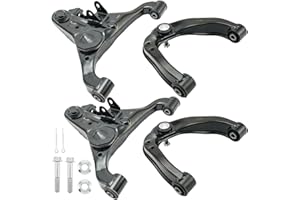 PHILTOP 4pcs Front Upper & Lower Control Arm Kit with Ball Joint & Bushing Fit for Nissan Frontier 2005-2018, Pathfinder 2005-2012, Xterra 2005-2015, K621245 K621246 K620372 K620371