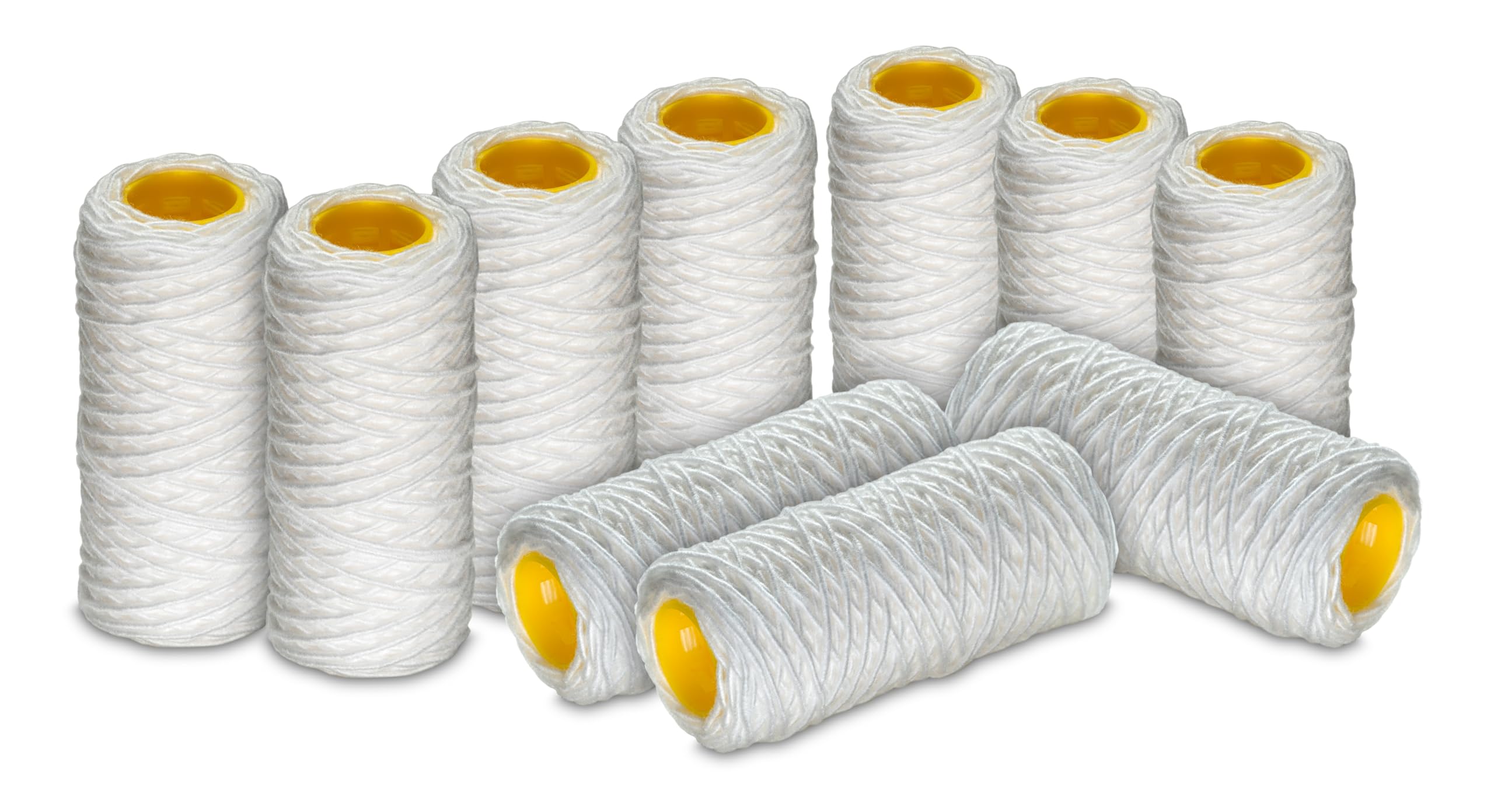 WK wkcartfil5x10 Filter Cartridge 5" | 50 Micron | Wrapped Wire | Made in Italy Pieces, White, 10 Unità (Confezione da 1)