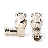 THE CIMPLE CO BNC Elbow Male Female Adapter, 90