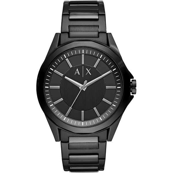 Amazon.com: Armani Exchange A｜X Men's Three-Hand Date Black