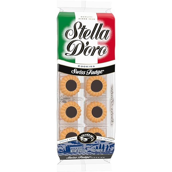 STELLA D’ORO COOKIES, SWISS FUDGE, 8 OZ