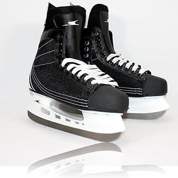 MQ Schlittschuhe Herren Gr 44 schwarz Eishockey Hockey ü2ü
