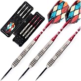 CUESOUL 22/24/26 Grams Tungsten Steel Tip Darts Set 95% Tungsten