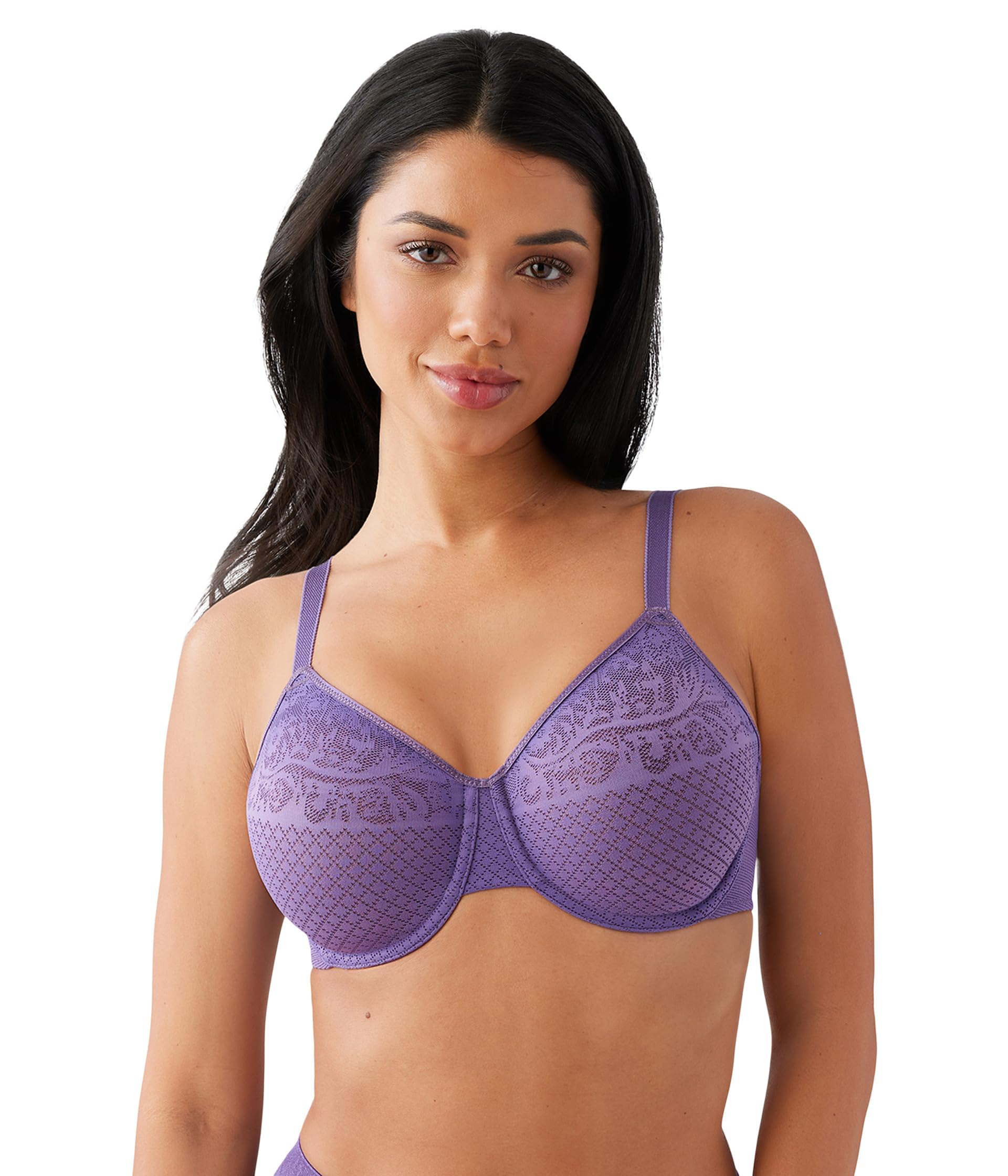 Wacoal Women’s Visual Effects Minimizer Bra, Grape Compote