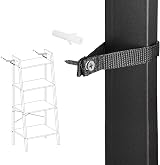 VASAGLE Ladder Shelf 4-Tier Bookcase Industrial Steel Frame Honey Brown Black view 6