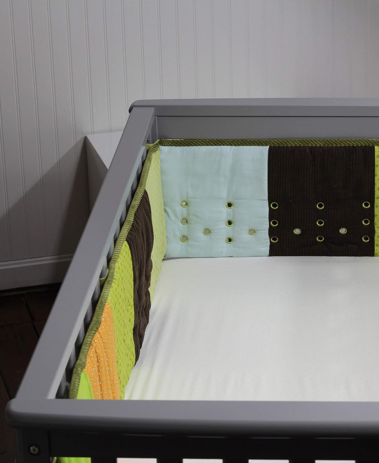 padded baby crib bumper