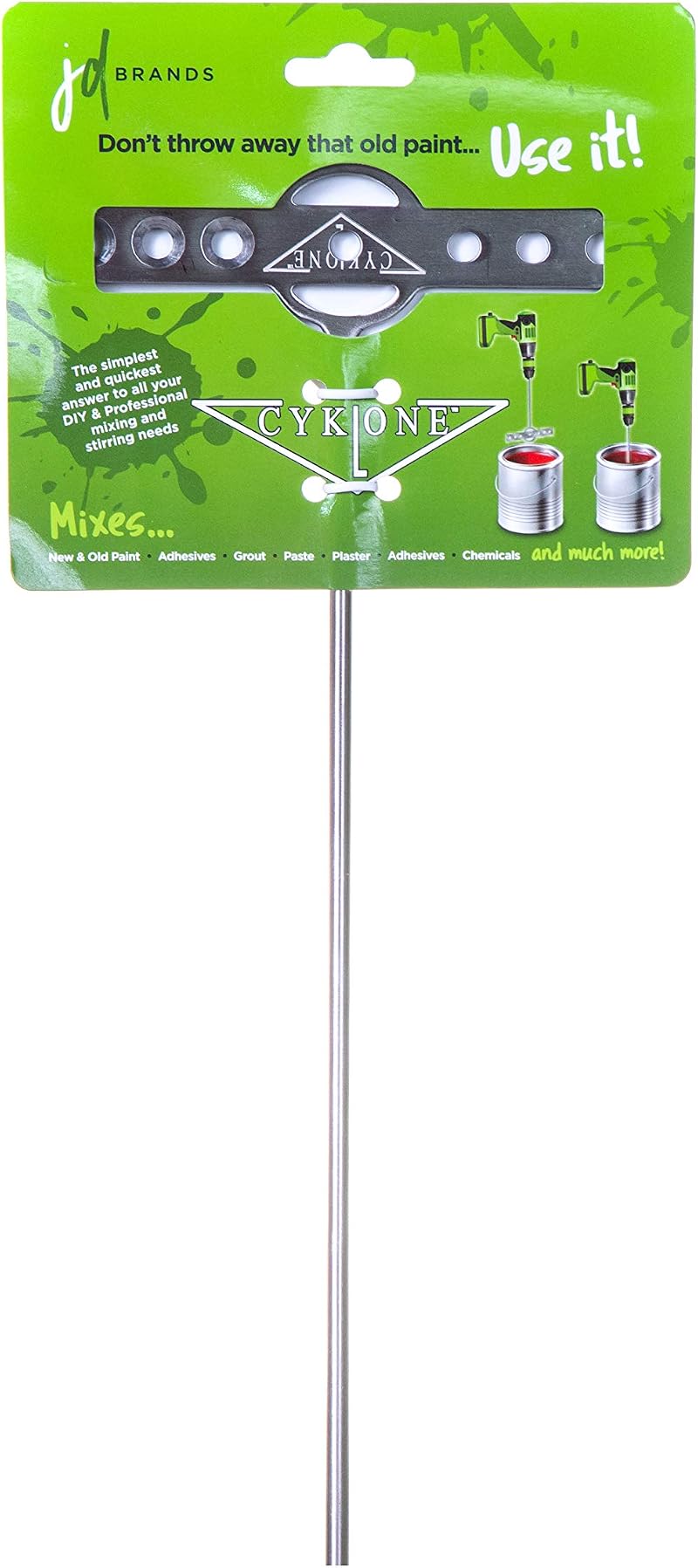 Cyklone Paint Mixing Device by JD Brands – Fast Multi Purpose Mixer