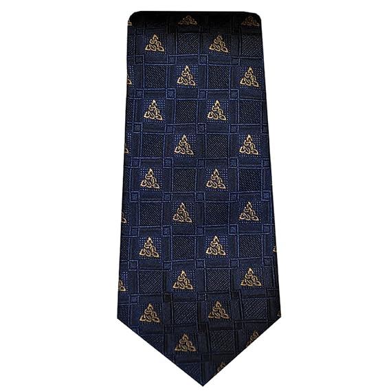 Mena A S Irish Necktie 100 Silk 58a A X 3 A A Celtic Designs Navy Made In Ireland Amazon In Clothing Accessories