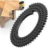 78" Flexible Router Template for Woodworking Router Precision Positioning | Flexible Curve Template Made of Durable Acrylic,Fits Bosch DeWalt Makita Router,for DIY Cabinet Table Edge Router Jig(Black)