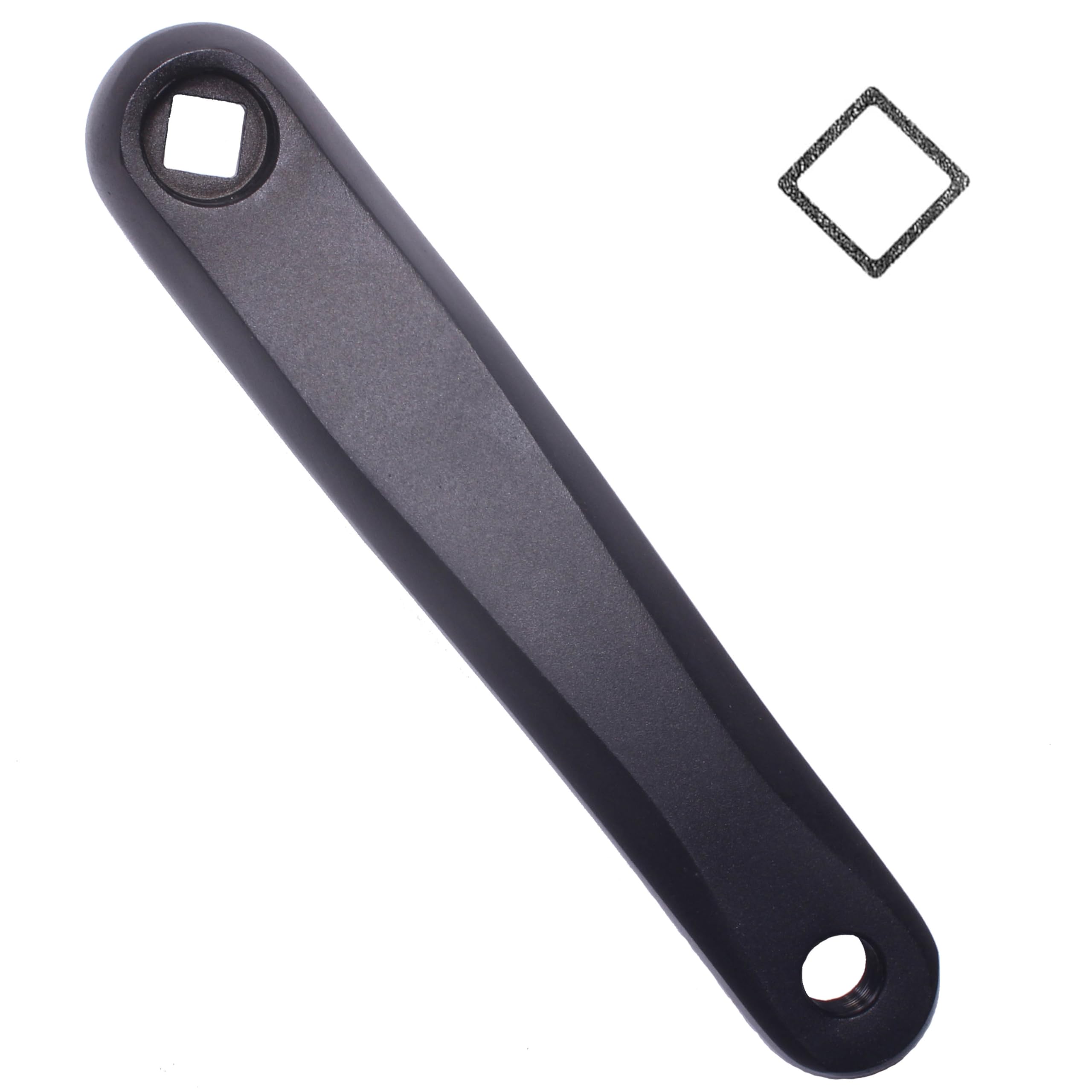 Photo 1 of Alps2Ocean Universal Bike Crank Arm,152mm/160mm/165mm/170mm/175mm Left Crank Arm,Crank Arm Left Available in Diamond Hole and Square Hole for City Bike,Folding Bike,MTB,Ebike,Road Bike,Exercise Bike