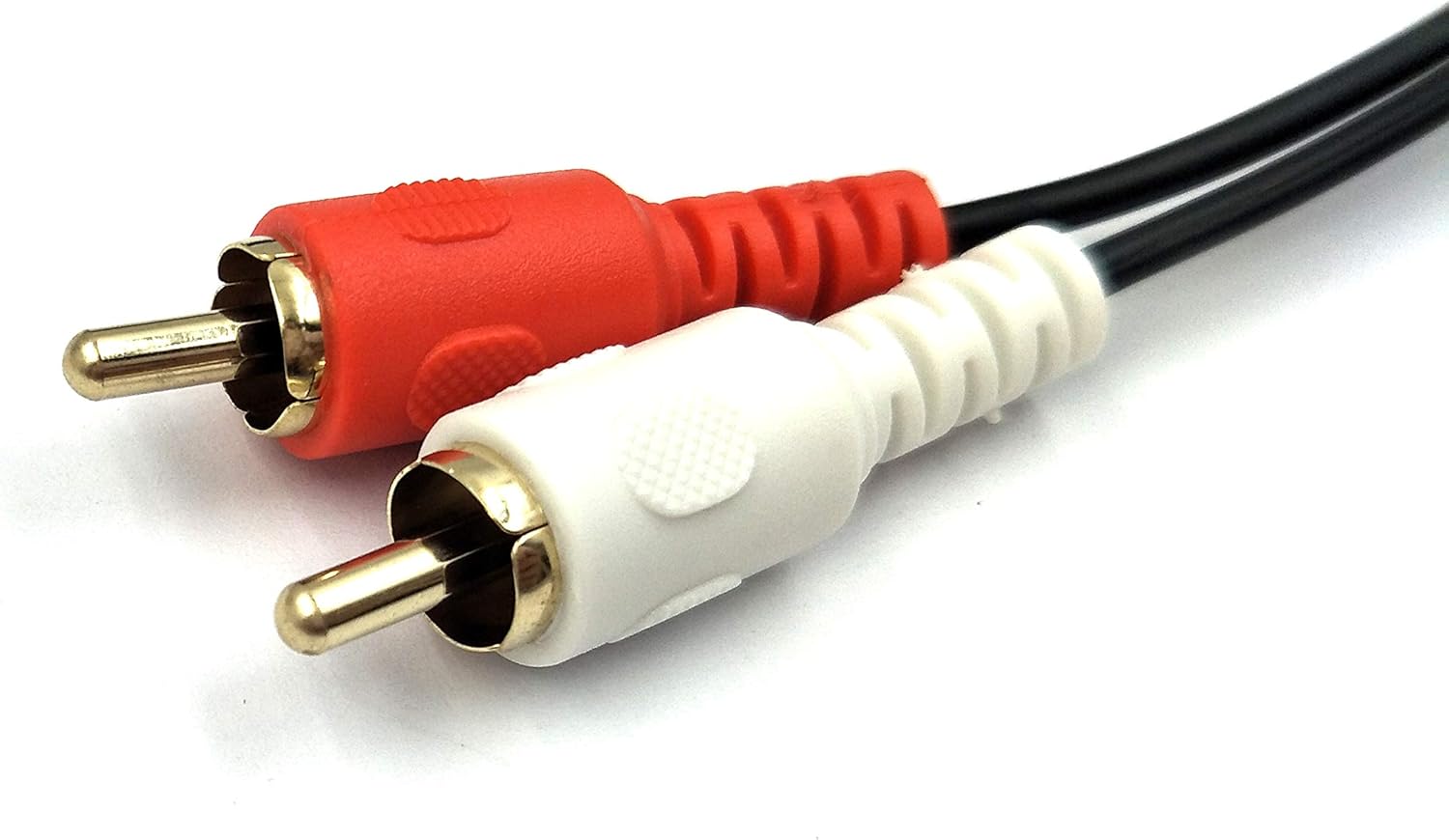 Poyiccot RCA to 1/4 Adapter Cable, 6.35mm 1/4 inch TRS Stereo Jack Female to 2 RCA Male Plug Y Splitter Adapter Cable 25cm/10inch (635F-2RCAM): Home Audio & Theater