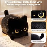 Mewaii Black Cat Plush 8 Inch Cute Plush Toy Soft Pillow Gift for Kids view 5