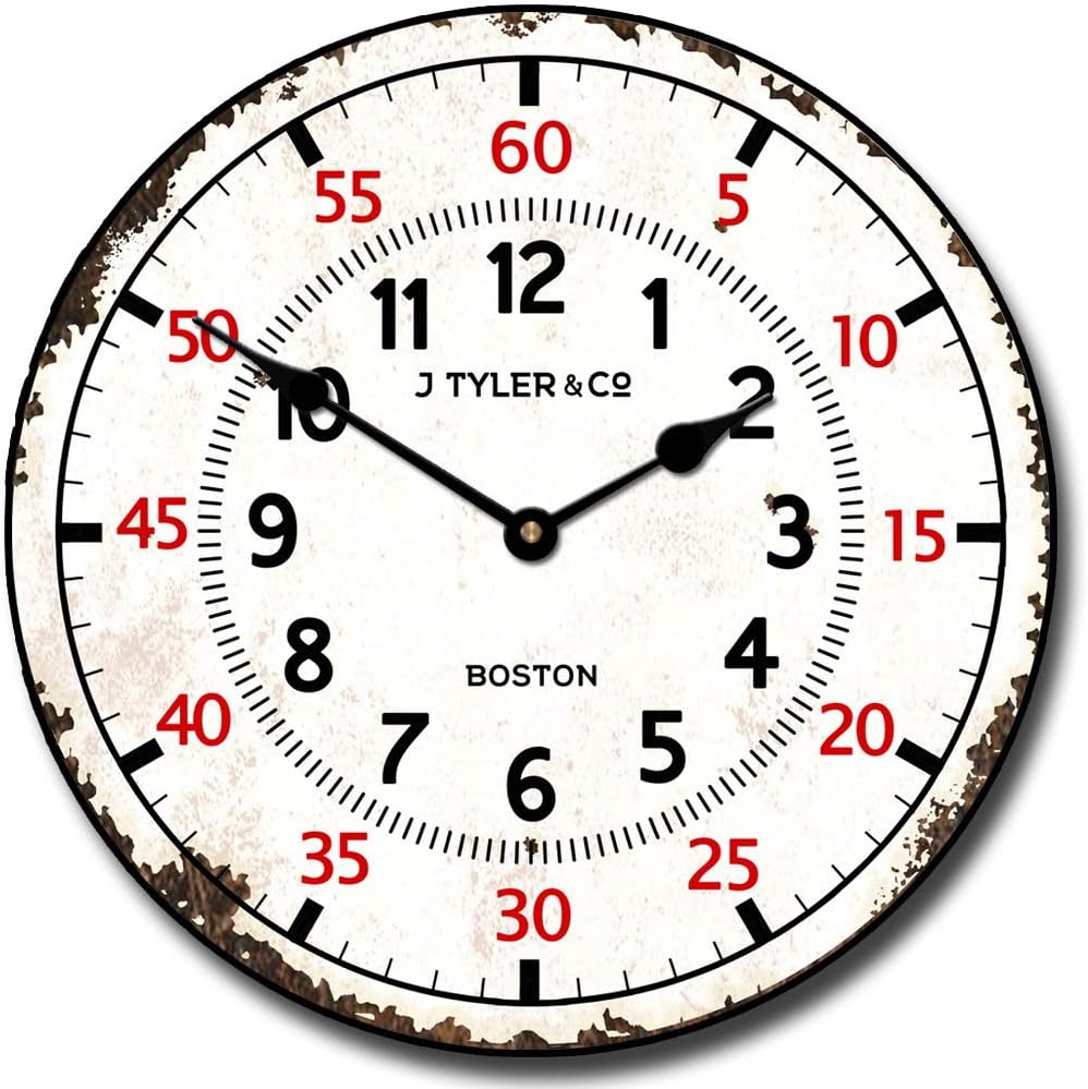 Cincinnati Wall Clock, Available in 8 Sizes, Most Sizes Ship 23 Days, Whisper Quiet