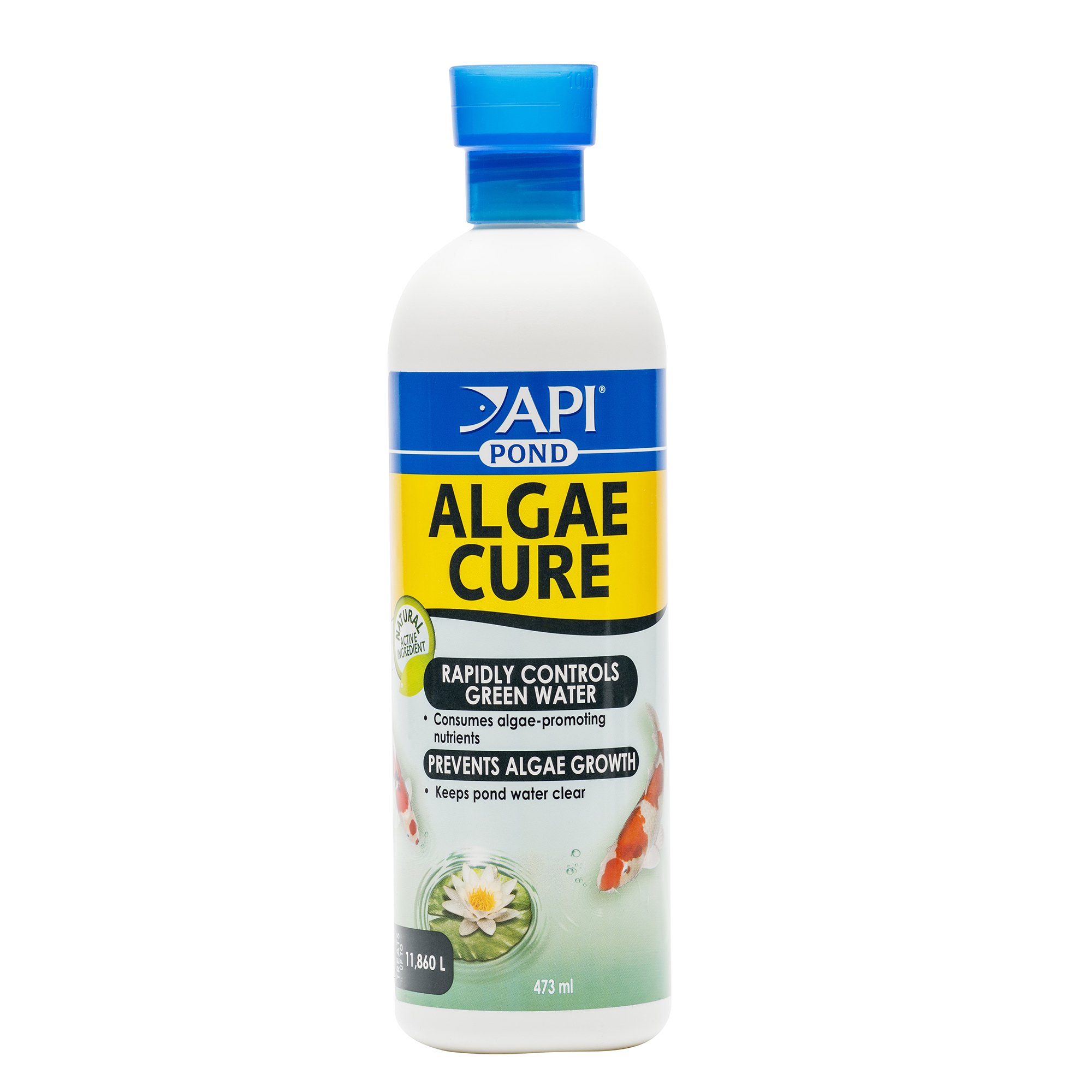 API POND ALGAE CURE Control Solution, Safe For Pets When Used As Directed, 473 ml Bottle — image 1