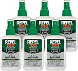 Repel 100 Insect Repellent 4 Oz Pump Spray 98% DEET Pack of 6