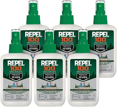 Repel 100 Insect Repellent 4 Oz Pump Spray 98% DEET Pack of 6