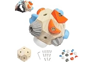 Handcrafted Boulder Block - Build Strength and Precision, Wooden Rock Climbing Training Ball for Take It Out Anytime, Finger 