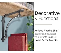 NACH Industrial Shelf Brackets 10 inch, Decorative