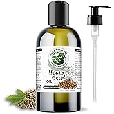 Bella Terra Oils - Hemp Seed Oil 8 oz - Cold-Pressed & Nutrient-Rich, Infused with Phytosterols, Potassium & Calcium for Skin & Hair Care