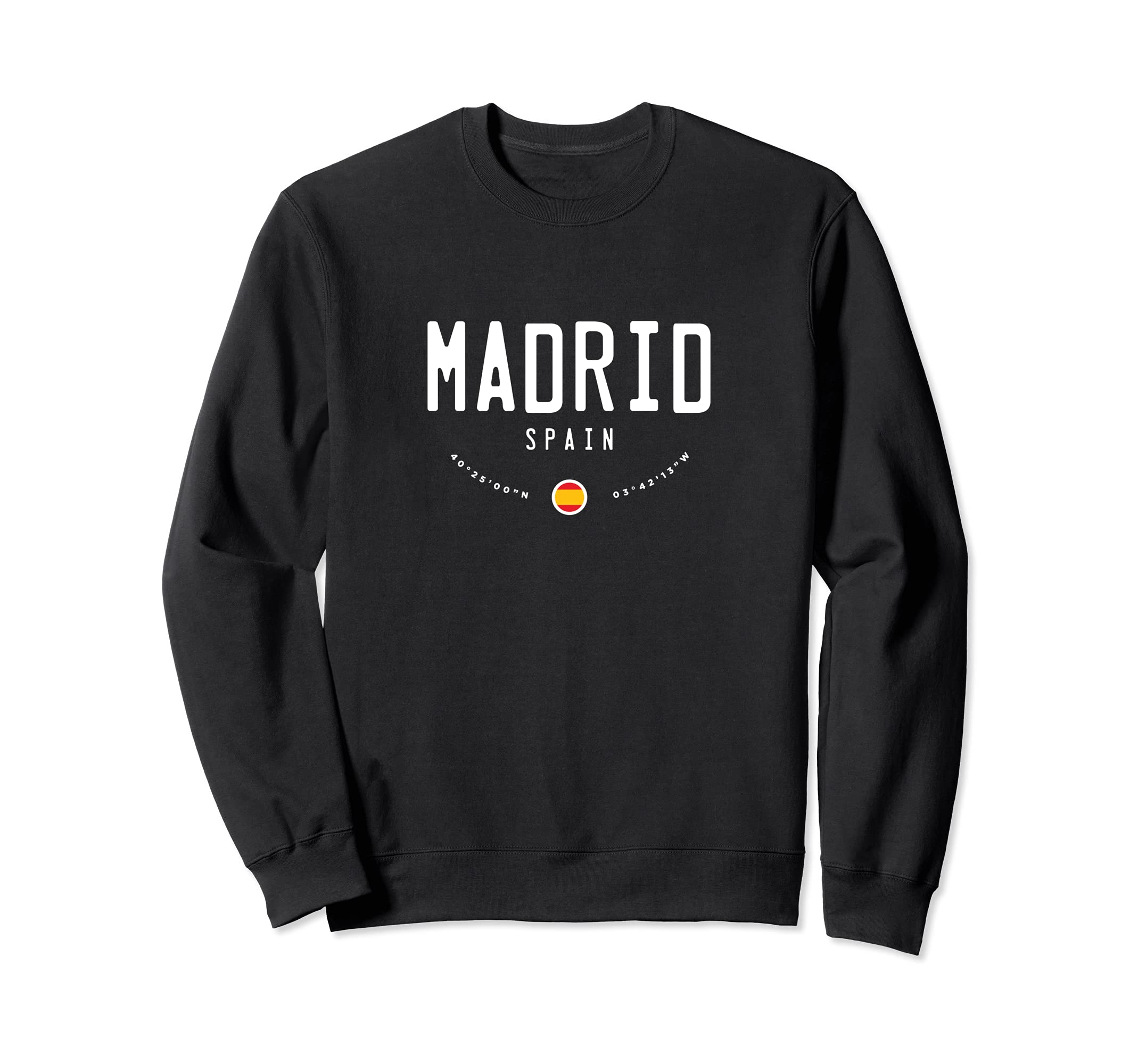 Madrid Spain Flag Sweatshirt
