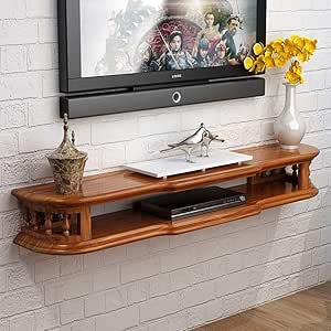 JDH Mueble de Televisión Montado en la Pared Consola de TV Estante de