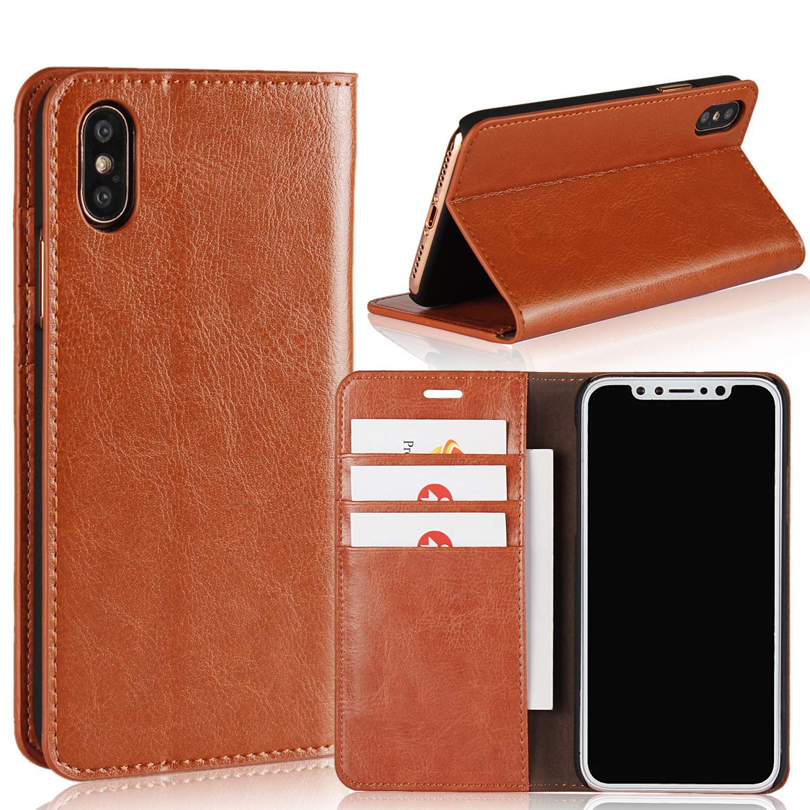 iPhone Xs Max Case,iPhone 10xs Max Case,Premium Leather