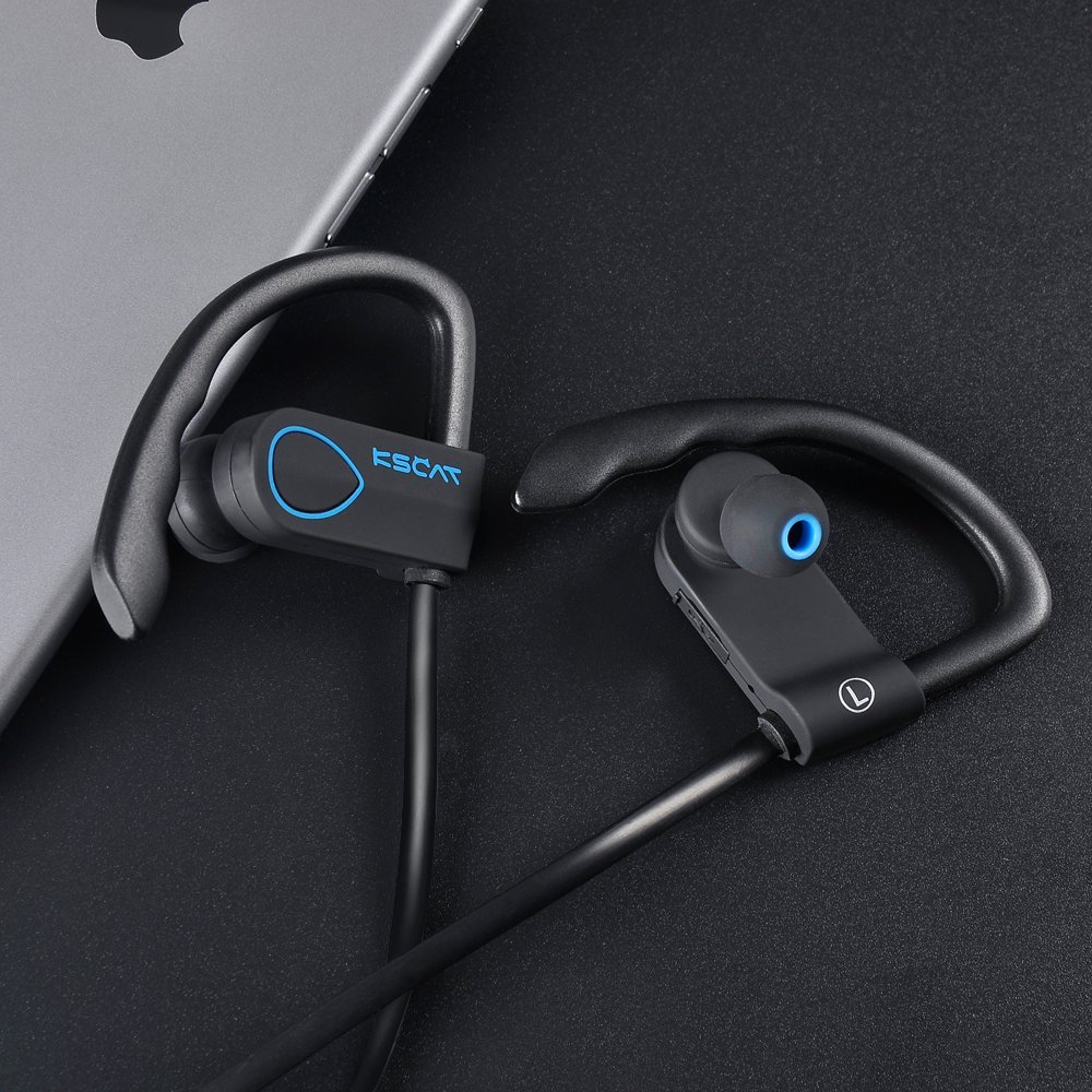 Bluetooth Kopfhörer 4.1 KSCAT BC 03 Ohrhörer Wireless Sport Earbuds Noise Cancelling Stereo Headset mit Mikrofon der Freisprechfunktion In-Ear-Kopfhörer für Handys iPhone iPad Laptops Smartphones