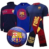 Icon Sports Pro League Ultimate Fan Pack – Officially Licensed 5-Piece Soccer Merch - Shirt, Jersey, Jacket, Scarf, Ball
