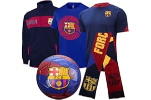 Icon Sports Pro League Ultimate Fan Pack – Officially Licensed 5-Piece Soccer Merch - Shirt, Jersey, Jacket, Scarf, Ball