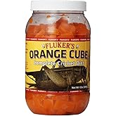 Fluker's Orange Cube Complete Cricket Diet, Gut Load Food for Feeder Insects and Live Crickets, Provides Vitamins, Minerals, and Hydration, 12 oz