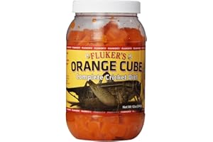 Fluker's 71301 Orange Cube Complete Cricket Diet, 12 oz