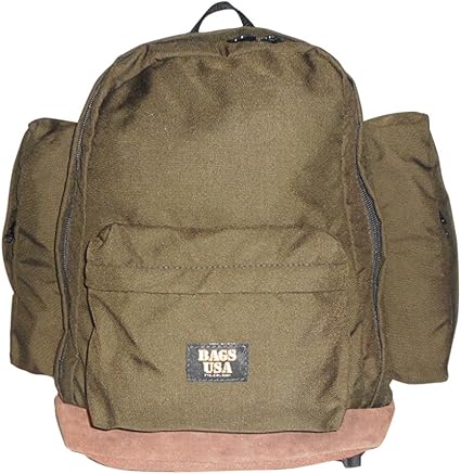 backpack with two side pockets