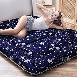 Navy Starry Sky Japanese Floor Futon