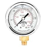 Winters 2" Dial Size, Liquid Filled Industrial