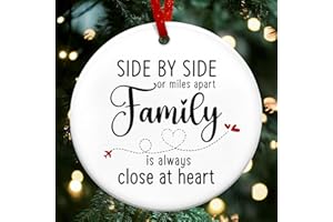 ARVEXO AVEXO Christmas Ornament Gifts for Women Men - Ceramic Christmas Ornaments 2025 with Card for Tree Decorations - Family Birthday Stocking Stuffers Gifts for Mom Dad, Sister Brother, Grandma Grandpa