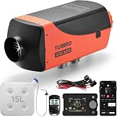 TURBRO 8kW Diesel Heater, DC 12V/24V Parking Heater with 4 Gal Large Fuel Tank, Smart LCD, Remote and Bluetooth APP Controlle