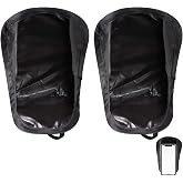 Lyreh 2pcs Phone Sun Shade, Foldable Anti-Glare Cellphone Sun Shield for Car & Outdoor Travel Use Universal Phone Umbrella Cover for iPhone & All Smartphones Screen Visibility (Black)