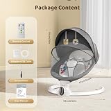 Fdlscpem Baby Swing Chair Electric Bouncer 0–10 Months Bluetooth Music 5 Angles view 8