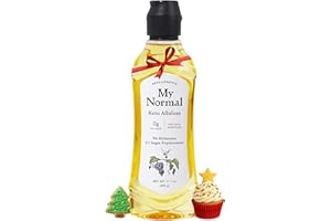 My Normal Keto Allulose 17.10 oz - Allulose 99.52%, Monk Fruit, Stevia Blend Thin Syrup, Zero Calorie Sweetener, 1:1 Sugar Substitute, Low Glycemic, Gluten Free, Zero Net Carbs, Zero Sugar